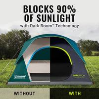 Coleman - 6-Person Dark Room™ Skydome™ Camping Tent