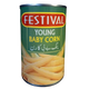 Festival - Young Baby Corn - 400 gm - Tin