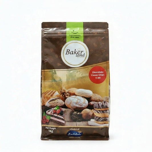 Lactobake - Baker land - Chocolate Chips - Premium - Chocolade Cocoa Chips - C8K - 1 KG