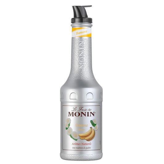 Monin - Banana Purée - Banana Flavor - 1 Liter - Le Fruit De Monin