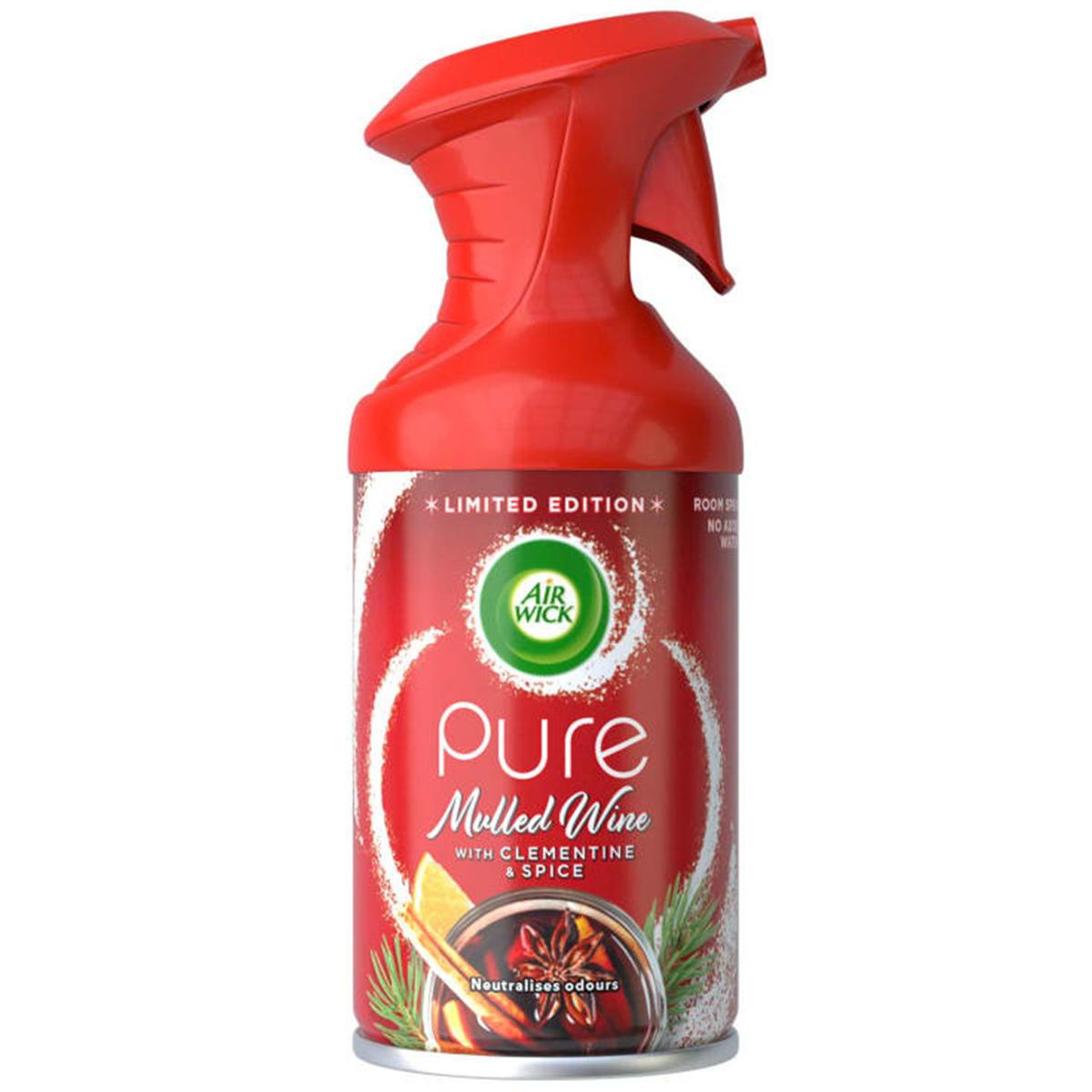 Airwick - Pure - Air Freshener - Mulled Wine - 250Ml - Aerosol Spray