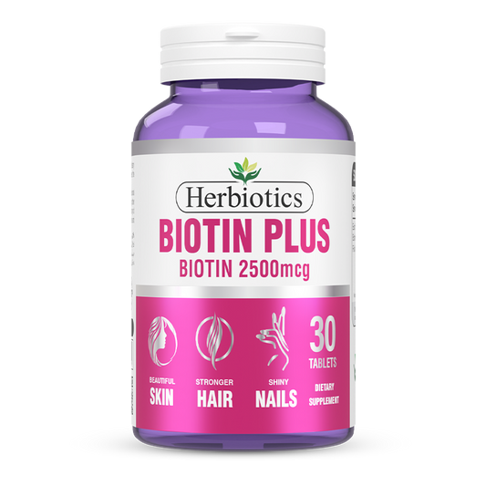 Herbiotics - Biotin Plus - Supplement - Standard Pack - Hair Growth
