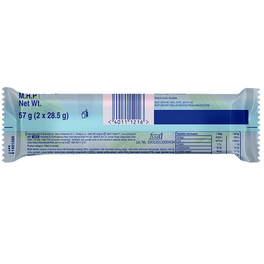 Bounty - Chocolate Bar - 57 gm (24 count)