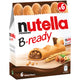 Nutella - Ferrero - B-ready - Chocolate & Hazelnut Wafer - Biscuit Snack Bars - Pack of 6 (132 Gms)