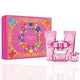 Versace - Bright Crystal Edt 90ml / Edt 5ml / Perfumed Bath & showergel 100ml / Perfumed Body Lotion 100ml