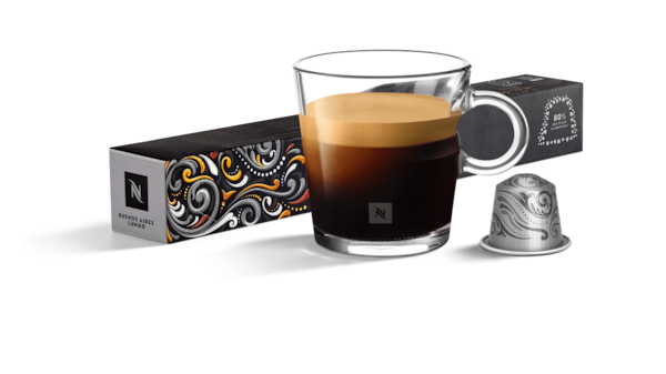 Nespresso - World Explorations - Buenos Aires Lungo - Coffee Capsule - Sleeve Of 10