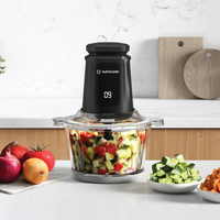 Nutricook - Choppi XXXL - Chopper - Shredder - NC-CH6000 - High Volume Prep - Black - 2 Years Warranty - 3L Glass Plus SS Bowl