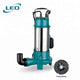 LEO - XSP-14-7-1.1D - 1100 W - 1.5 HP - Sewage Submersible Pump With CUTTER & With FLOAT SWITCH FOR AUTOMATIC OPERATION - European STANDARD