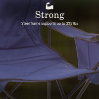 Coleman - Quad Camping Chair With Built-In 4-Can Cooler