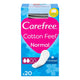Carefree - Sanitary Pads - Cotton Feel - Normal Size - x20 Liners