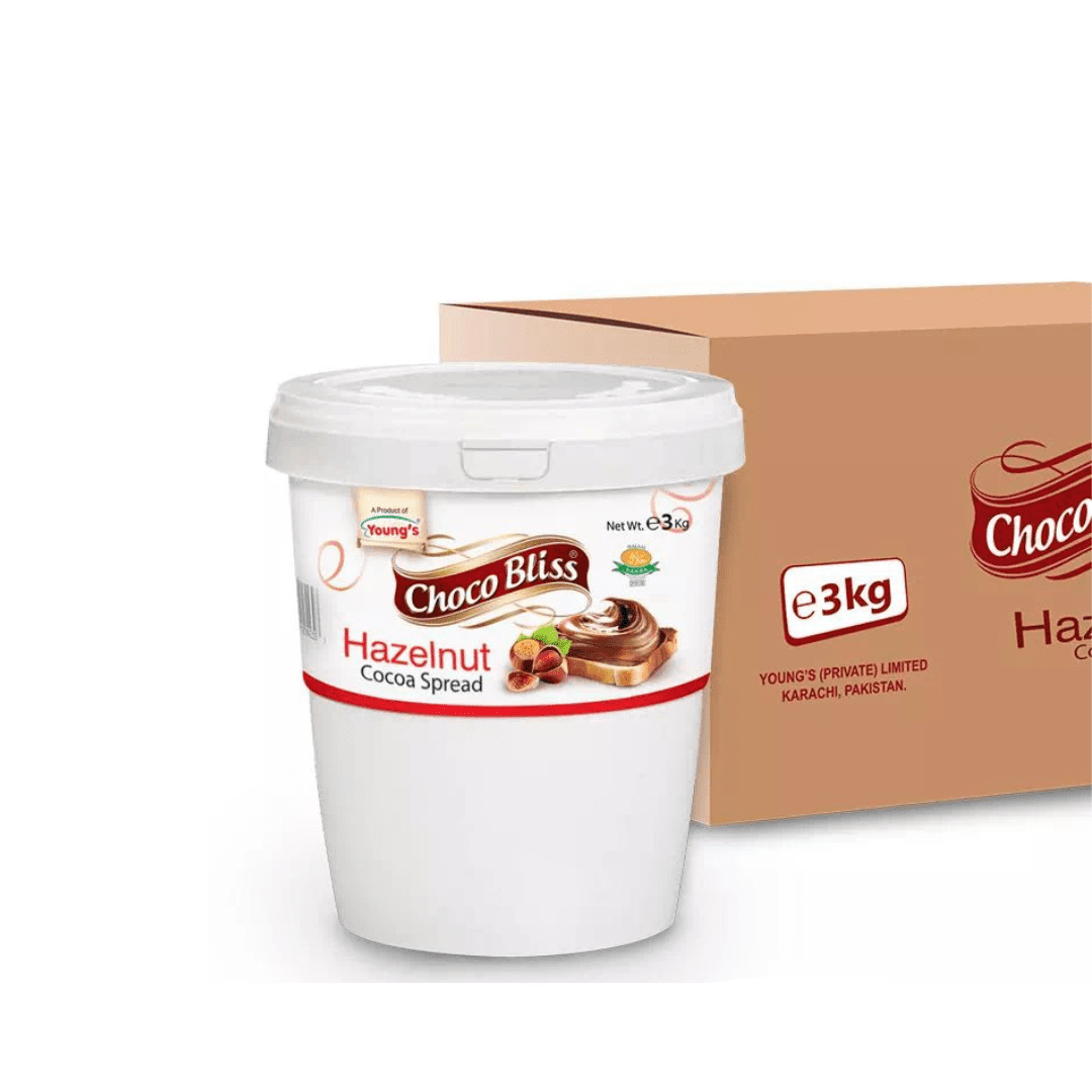 ChocoBliss - Hazelnut Spread Bucket - 3kg - Pastry Filling & Crepes - Pack of 2