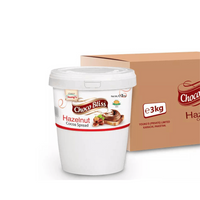 ChocoBliss - Hazelnut Spread Bucket - 3kg - Pastry Filling & Crepes - Pack of 2