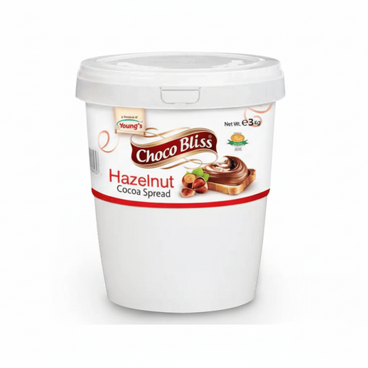 ChocoBliss - Hazelnut Spread Bucket - 3kg - Pastry Filling & Crepes - Pack of 2