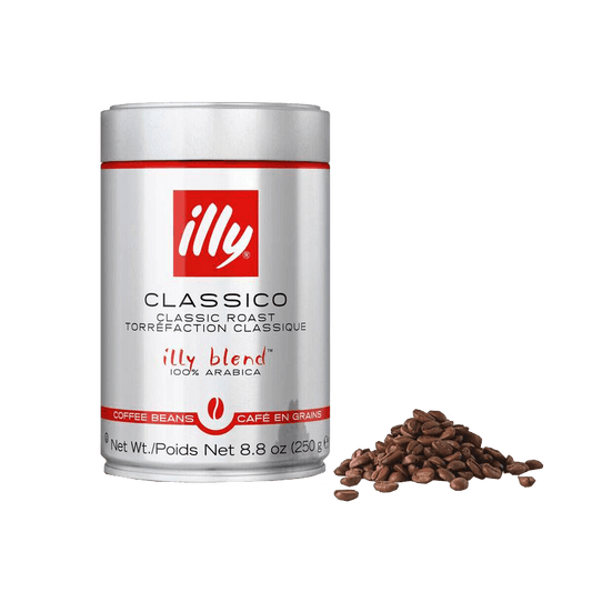 Illy - Classico - Roast Coffee - Whole Beans - Mild & Balanced - 250 gm