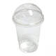 Plastic Glass - 300 ML - With Dome Lid - 100 Pcs