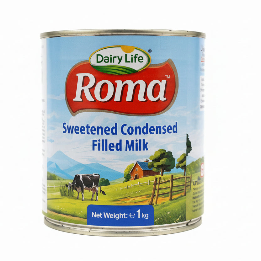 Dairy Life - ROMA - Sweetened Condensed Filled Milk - 1kg - 24 Pack