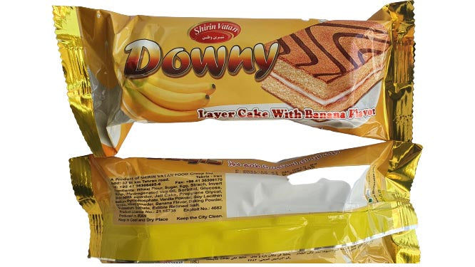 Shirin Vatan - Downy - Layer Cake With Banana Cream - Pack Of 24