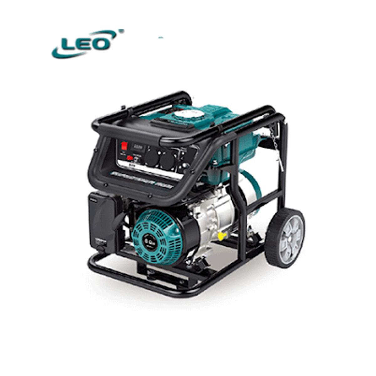 LEO - KB3000E - 3.5 KVA - 2800 W  PETROL & NG GENERATOR With 196cc - 6.5 HP 4 STROKE HIGHLY EFFICIENT ENGINE - European STANDARD