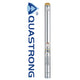 Aquastrong - 4SAM-3-18 - 1100 W - 1.5 HP  Stainless Steel Clean Water Deep Well - Bore Hole Submersible Pump With Controller