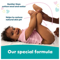 Pampers - Sensitive - Baby Wipes - Plastic Free - 52 Pack