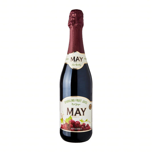May Gold - Sparkling Fruit Juice - Red Grape Juice - 750 ML