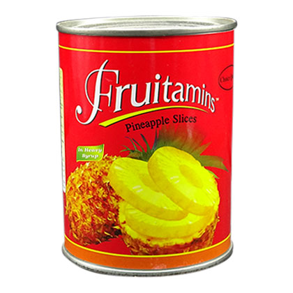 Fruitamins - Pineapple - 565 grams - Sliced - Thailand - 1 CTN (24 pcs)