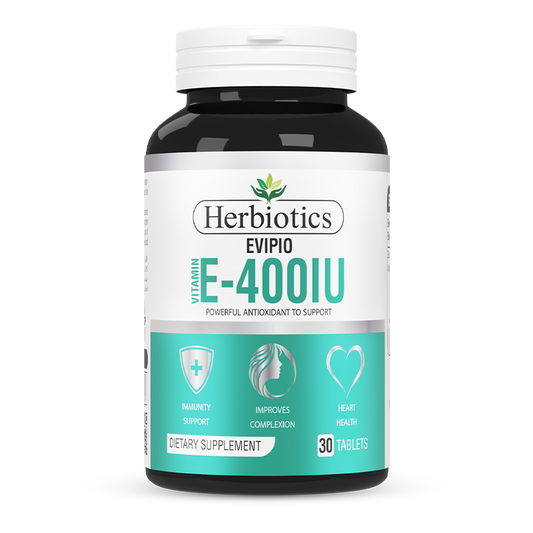 Herbiotics - Evipio - Supplement - 400 IU - Vitamin E Skin Care