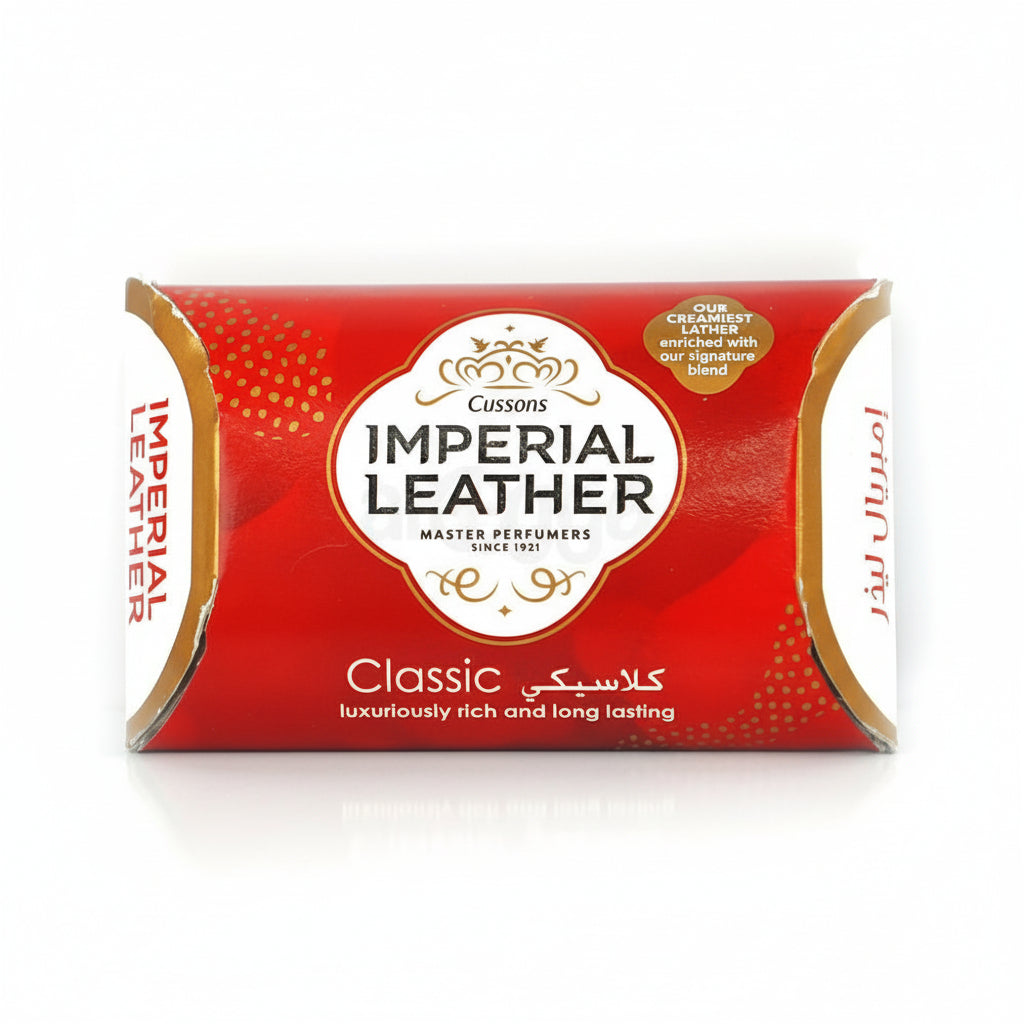 IMPERIAL LEATHER - Soap Bar Classic - Imported - Pack of 6 Bars, each 175g