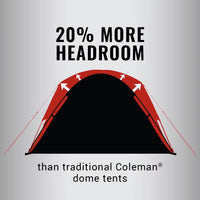 Coleman - 6-Person Dark Room™ Skydome™ Camping Tent