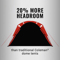 Coleman - 8-Person Dark Room™ Skydome™ Camping Tent