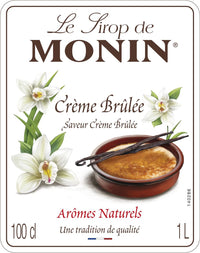 Monin - Creme Brulee Flavored Syrup - 700 ml - Le Sirop De Monin