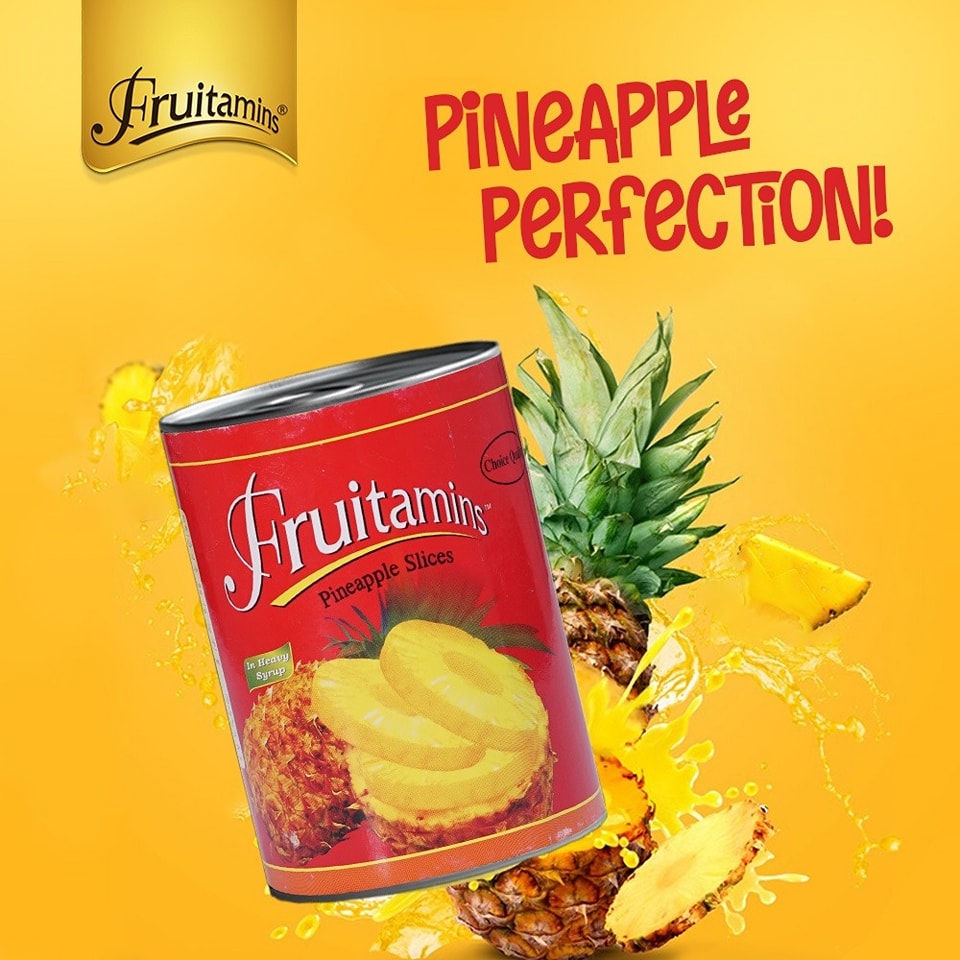 Fruitamins - Pineapple - 565 grams - Sliced - Thailand - 1 CTN (24 pcs)