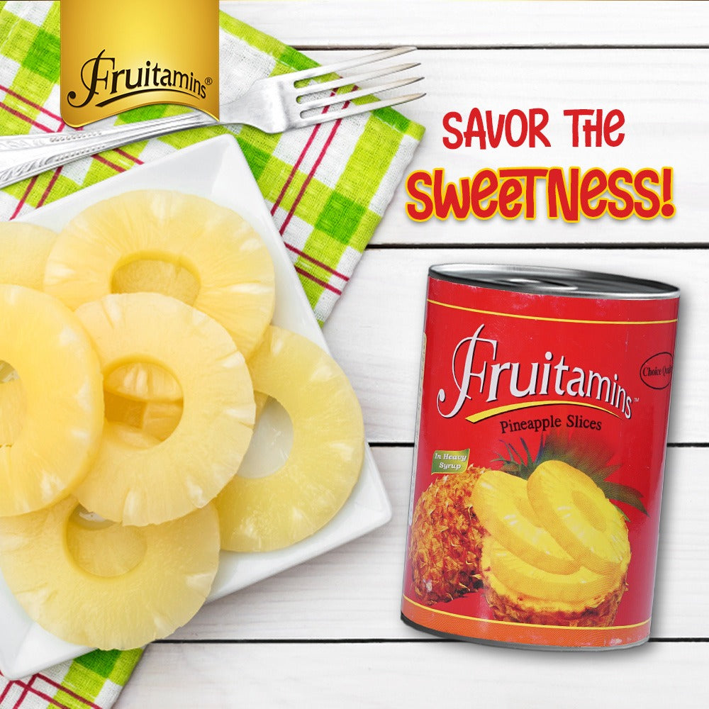 Fruitamins - Pineapple - 565 grams - Sliced - Thailand - 1 CTN (24 pcs)