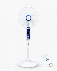 Rechargeable Remote Controlled Pedestal Stand Fan