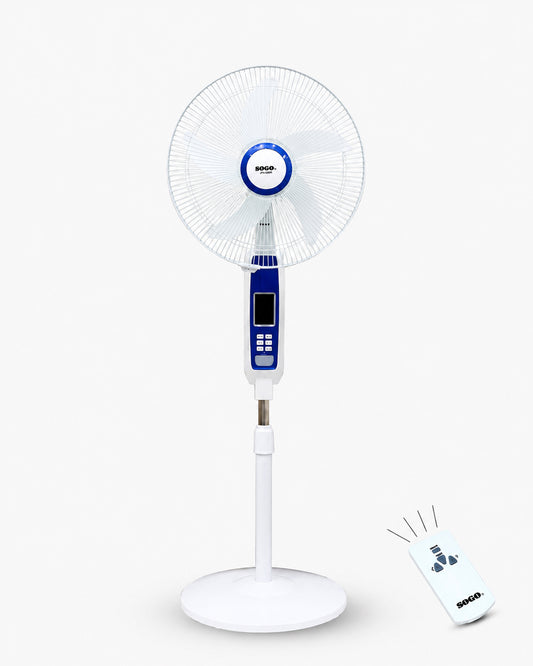 Rechargeable Remote Controlled Pedestal Stand Fan