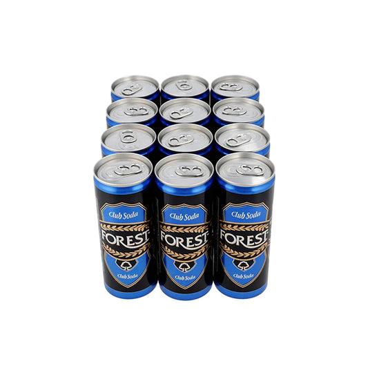 Pakola - Forest - Club Soda -Can- 250 ML- 12xcans