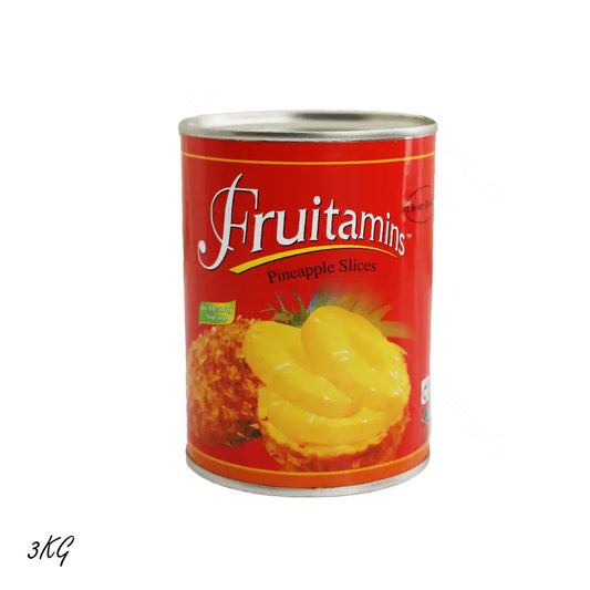 Fruitamins - Sliced Pineapple - 3kg - Imported - 6 Pcs