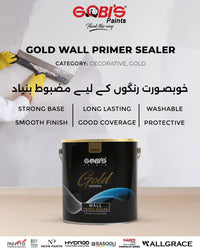 Gobi’s Paint - Gold Series - Wall Sealer (Primer) - 10L - For Walls & Ceilings