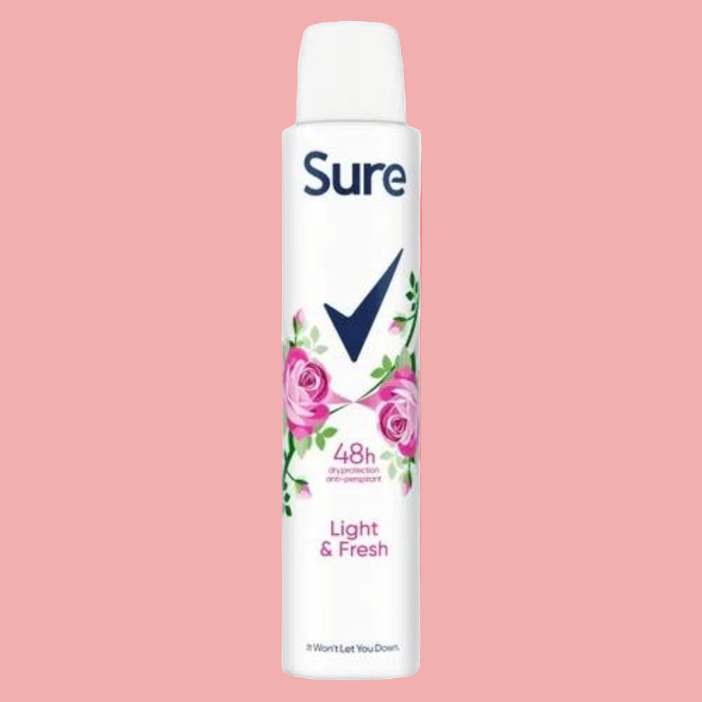 SURE - BRIGHT BOUQUET - Deodorant Body Spray for Women - ( 1X6 ) 200ml