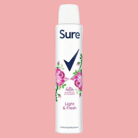 SURE - BRIGHT BOUQUET - Deodorant Body Spray for Women - ( 1X6 ) 200ml