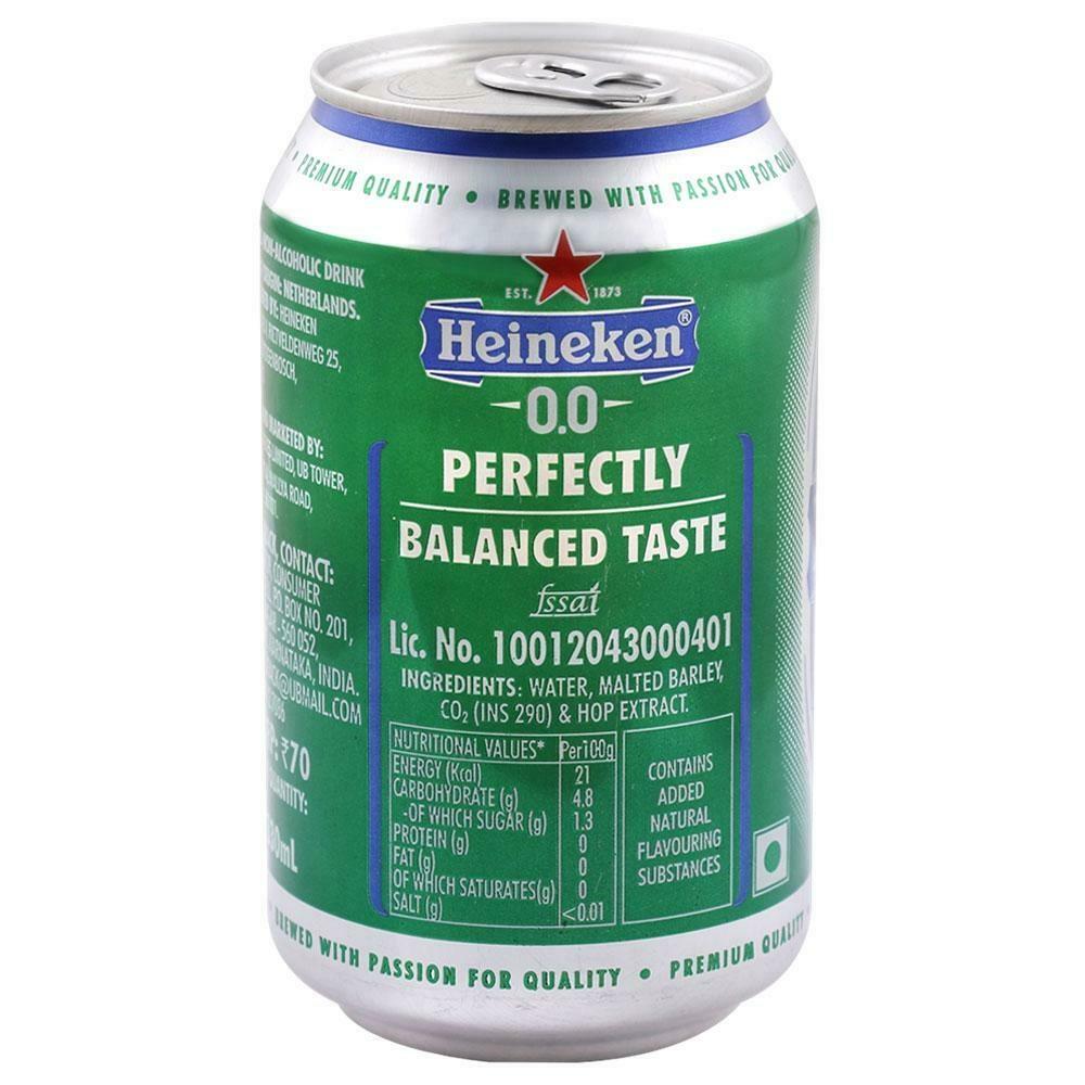 Heineken - Non Alcoholic 0.0 - Malt Drink - Original - 330ml - Pack of 24