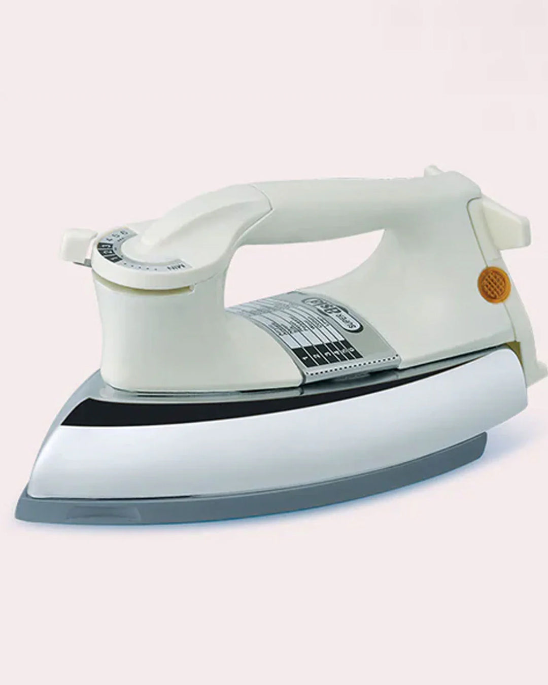 Heavy Duty Press Dry Iron - Off-White