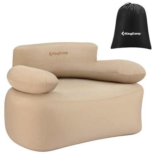 KingCamp - Inflatable Portable Air Sofa - Khaki KC2031