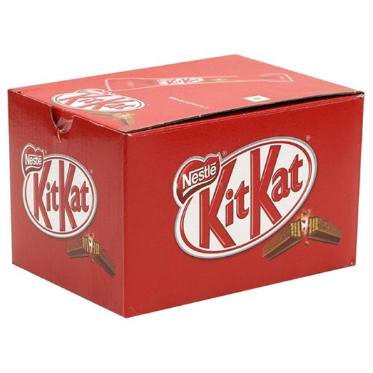 KIT KAT Milk Chocolate Wafer Bars - 4 Fingers - Bulk Box (24 Count)