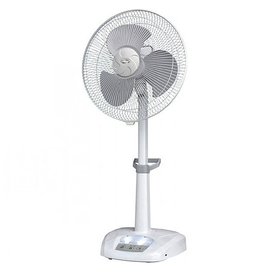 Lido - Rechargeable Fan (MS-3416r) - 16" - With Adjustable Stand & Remote Control
