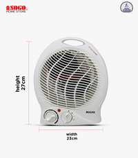 MAXX - Electric Fan Heater (MX-117) - No Warranty