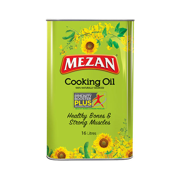 Mezan Sunflower Oil - 16 Litres Tin