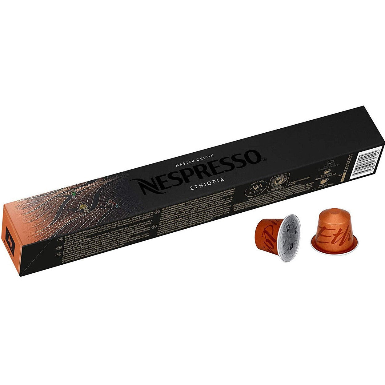 Nespresso - Master Origins - Ethiopia - Coffee Capsule - Sleeve Of 10