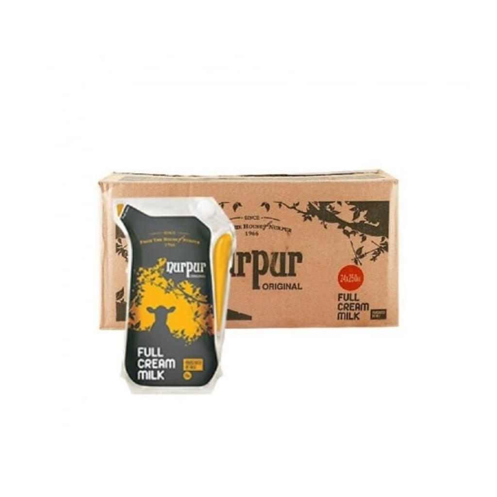 Nurpur - Full Cream Milk - 250ML - 1 Carton (250MLx24 Packs) - Ecolean