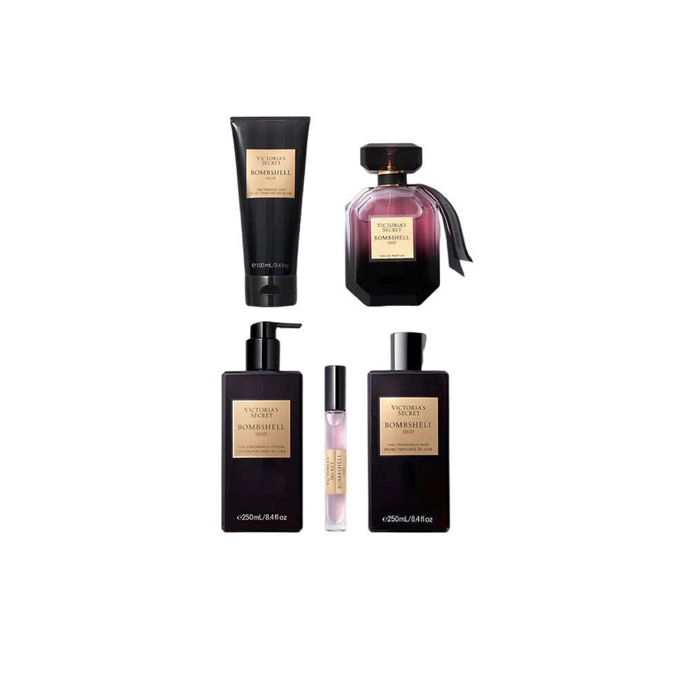 Victoria's Secret - Bombshell Oud - Gift set For Women - EDP - 100ml/ - EDP - 7ml / Fragrance wash / fragrance mist / fragrance lotion
